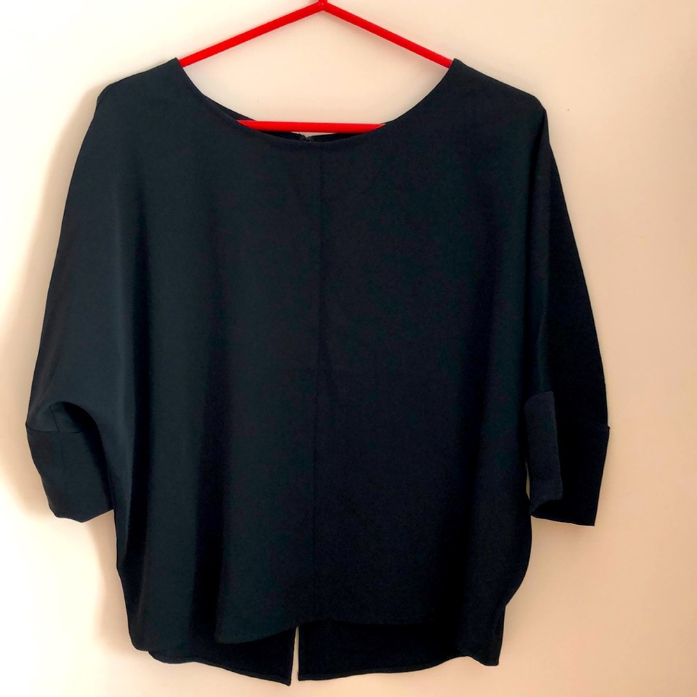 Express Black Short Sleeve Top